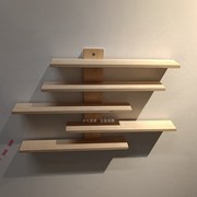 IKEA宜家卢斯蒂格墙搁板玩具摆放展示收纳架壁挂式省空间置物
