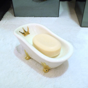 欧式陶瓷肥皂盒沥水创意，卫生间酒店餐厅，高档肥皂瓷皂托皂碟香皂盒