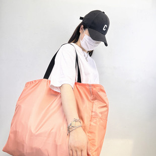 薄款大容量环保袋购物袋折叠便携服装店手提袋旅行包男款加急定制