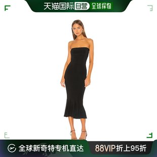香港直邮潮奢 NORMA KAMALI 诺玛 卡玛丽 女士 无肩带鱼尾连衣裙