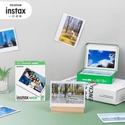 富士拍立得宽幅相机相纸instax300linkwide胶片五寸宽幅白边