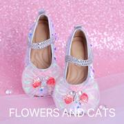 粉色水晶鞋2023春秋儿童女童公主鞋女童鞋鞋子单鞋软底皮鞋小