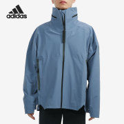 adidas阿迪达斯男子，户外运动连帽防水雨衣，外套gt6576