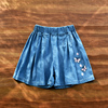 女童裤子夏季薄款儿童，短裤夏装天丝牛仔，外穿2024女大童裙裤潮