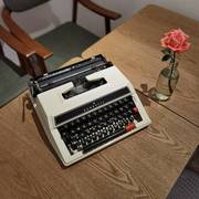 ROMANTIC 打字机白色英文机械1980S正常使用复古文艺中古旧物