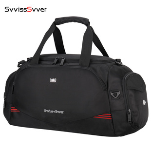 瑞士军旅行包手提包男运动训练健身包短途(包短途)双肩旅游大容量行李袋