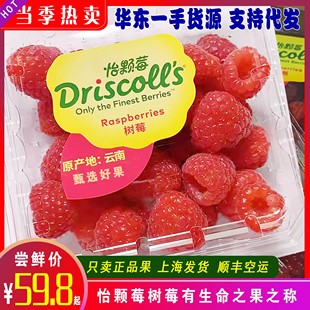红树莓鲜果4盒网红覆盆子，怡颗莓红莓新鲜孕妇，酸水果