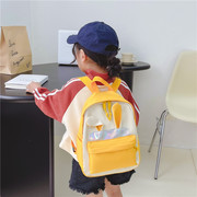 卡通可爱学生双肩包幼儿园书包，个性韩版小背包儿童旅游包兔耳背包