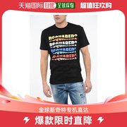 韩国直邮DSQUARED2短袖T恤男S74GD1092 S23009 900Black
