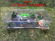 特大号80cm生态园龟箱乌龟缸带晒台，沙池水陆龟，箱巴西龟池宠物龟盒