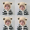 婴儿帽子秋冬季男女宝宝护耳包头帽1一2岁婴幼儿童冬天保暖毛绒帽