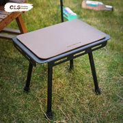 cls户外两用款迷你折叠桌，露营凳便携烧烤钓鱼写生椅折叠板凳马扎
