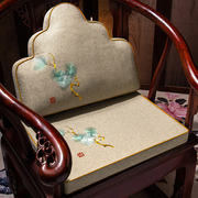 中式禅意椅子坐垫圈椅座垫，太师椅红木椅子，沙发垫椅垫凳子垫