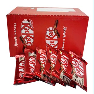 10个俄罗斯进口荷兰版Nestle KitKat Chunky Chocolate