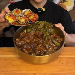 巨爱吃的周黑鸭同款碗韩式不锈钢冷面碗双层加厚金色泡面碗拌饭碗