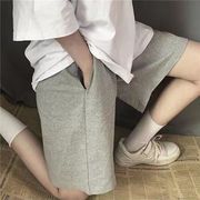 学生短裤女2024年夏季韩版ins直筒宽松短裤，中裤情侣运动五分裤子