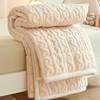 牛奶珊瑚绒床垫家用可折叠加厚软垫冬季法兰绒，睡垫单人加绒小褥子