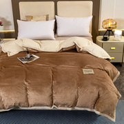 纯色法莱珊瑚绒毛毯冬季双层加厚空调午睡毯法兰牛奶绒被盖毯