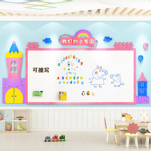 幼儿园主题墙成品家园共育联系栏作品展示栏环创教室装饰文化墙贴