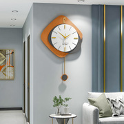 客厅挂钟家居装饰钟表现代简约时尚艺术挂表挂墙静音亚马逊时钟
