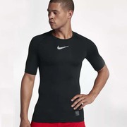 运动紧身衣男短袖pro篮足球跑步训练打底高弹透气健身速干衣夏季