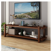 简易实木电视柜中式简约家用客厅电视收纳柜，小户型易组装(易组装)电视柜