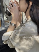 IEKE 韩国小众品牌手表女ins风简约气质小方块轻奢高级感精致女表