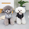 狗狗衣服冬季加厚pu棉衣，泰迪比熊博美小型犬，宠物冬装加绒保暖棉服