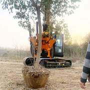 常青四瓣挖树机c80铲式起树机苗圃移栽移树机一分钟一棵树