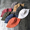 日本小众工业风重工水洗牛仔渔夫帽百搭日系复古盆帽子