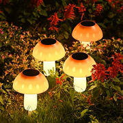 led太阳能感应蘑菇小夜灯户外防水庭院花园布置草坪地插别墅装饰
