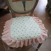 欧式椅套椅垫餐座垫餐椅套，田园花卉坐垫，软垫罩尾货绗缝垫