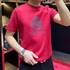 2024本命龙年中国风红色圆领，短袖t恤男潮牌修身男式网红龙图