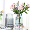 简约创意轻奢玻璃花瓶水培花器家居干花鲜花插花瓶客厅装饰摆件