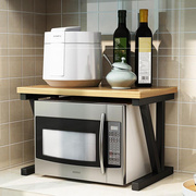 厨房微波炉架子置物架收纳多功能，家用台面烤箱，置物柜电饭锅双层架
