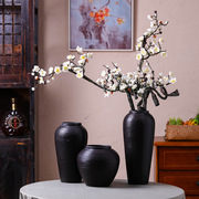古典陶瓷器家居客厅装饰工艺品新古典家居摆件可插干花干支花瓶