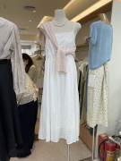 夏季净色文艺小清新十三行时尚显白性感甜美减龄韩版气质吊带裙女