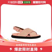 香港直邮潮奢 Marni 玛尼 女士搭扣平底凉鞋
