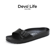DevoLife休闲一字沙滩轻便度假旅游EVA时尚防滑舒适简约拖鞋2606