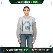 香港直邮潮奢 undercover 高桥盾 女士 灰色拼接套头衫 UP1D1801