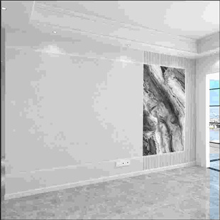 电视背景墙壁纸现代简约墙纸几何线条壁画客厅3d立体影视墙布2023
