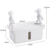浴室纸巾盒置物架免打孔卫生纸，抽纸盒创意，厕所壁挂式卷纸盒