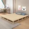 实木床板1.8米床架子排骨架加高席梦思木质床垫地台榻榻米床定制