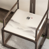 红木沙发椅子坐垫中式实木家具，太师椅餐椅家用圈，椅垫茶桌简约棉麻