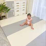 宝宝加厚pu爬行垫婴儿童客厅，拼接地垫环保折叠游戏防摔爬爬垫定制