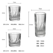 法国进口耐热钢化玻璃杯，冰拿铁咖啡杯牛奶，饮品杯子威士忌杯洋酒杯