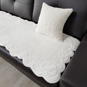 韩国进口短毛绒沙发垫牝欧真皮实木布艺，沙发套欧式简约防滑坐垫罩