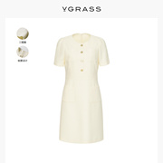 VGRASS维格娜丝夏季商场同款连衣裙VSL2O22770