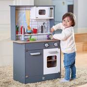 2023超e能声光模拟厨房切切乐，木制儿童仿真做饭厨具过家家玩具礼