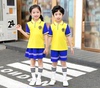 幼儿园夏季男女童校班服小学生英伦运动套装两件纯棉韩版活力